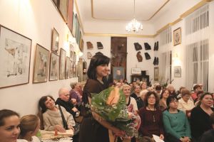 1194th Liszt Evening, Marta Andrushchak and audience. Music and Literature Club in Wroclaw 25th Feb 2016. <br>   Photo by Stanisław Wróblewski.